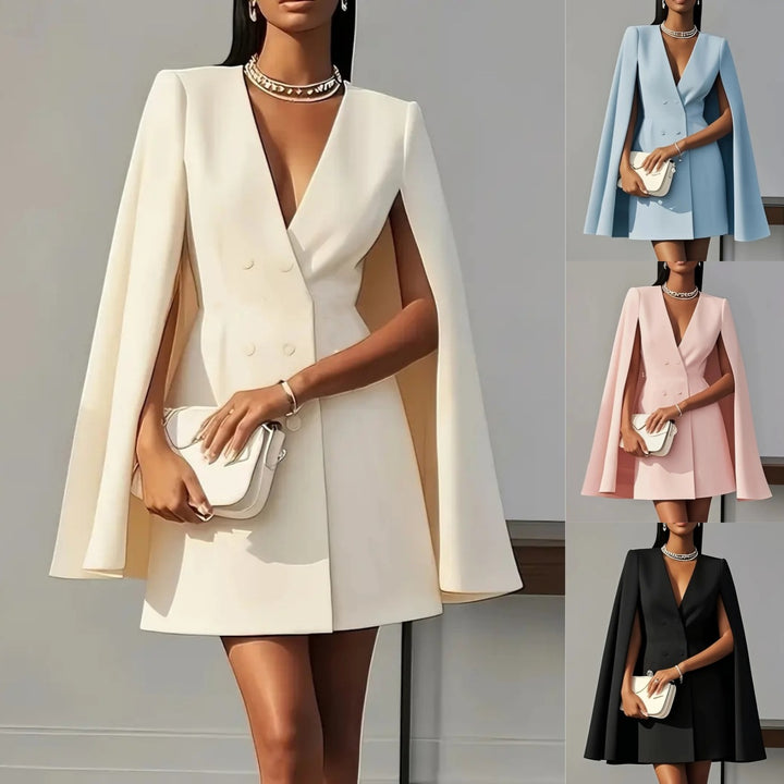 Women Cape-Blazer Dress Lune London