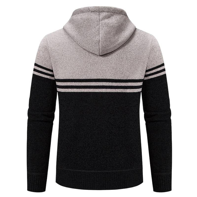 Fashionable men's hoodie with textured design Lune London