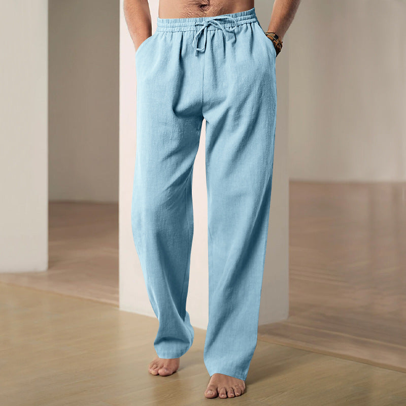 Men's relaxed leisure pants with elastic waistband and practical pockets Lune London