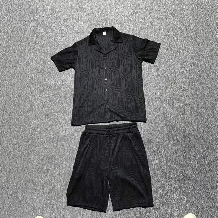 Stylish short sleeve summer set structured for men Lune London