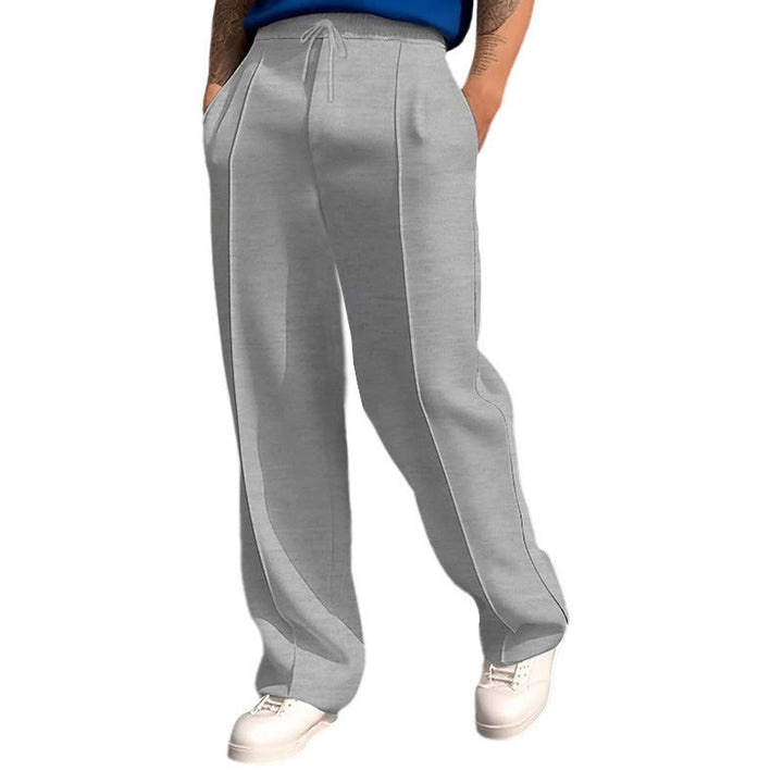 Men's Sporty Relaxed Fit Jogging Pants with Elastic Waistband and Side Pockets Chic Und Stil