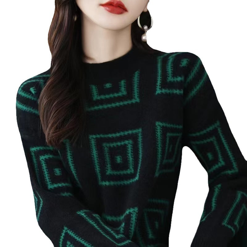 Lune London patterned sweater for women