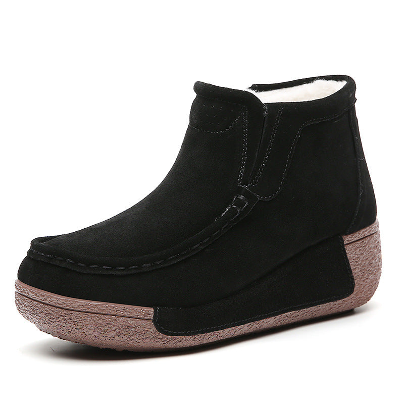 Short ankle boots for ladies, comfortable, with warm lining and non-slip sole Lune London