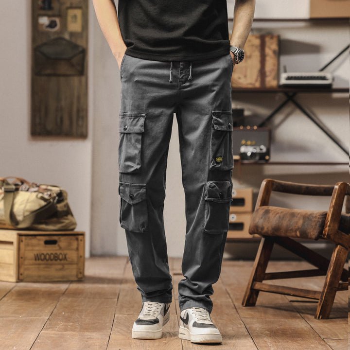 Pantalon de jogging cargo pour hommes avec poches pratiques Lune London