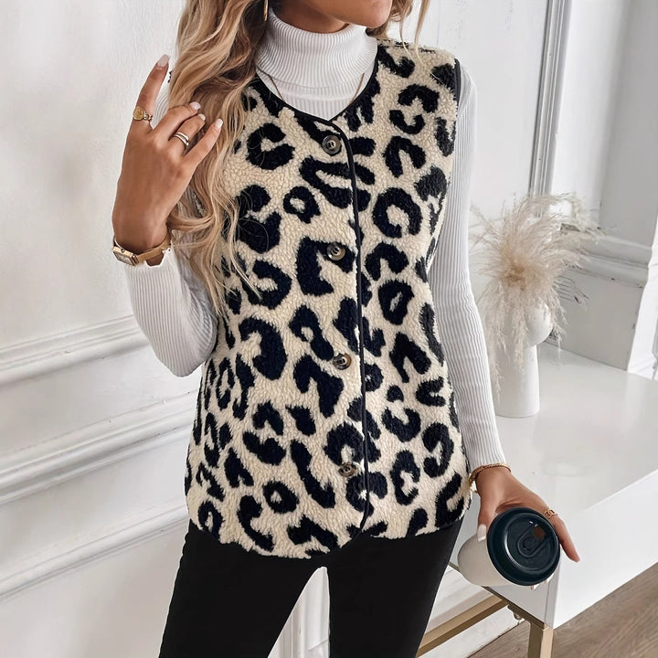 Reversible women's jacket with animal print Lune London