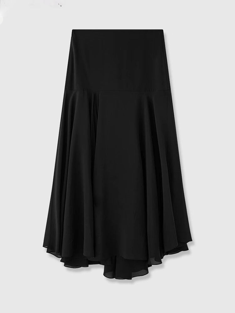 Jupe maxi élégante pour femmes avec coupe asymétrique Chic & Stil