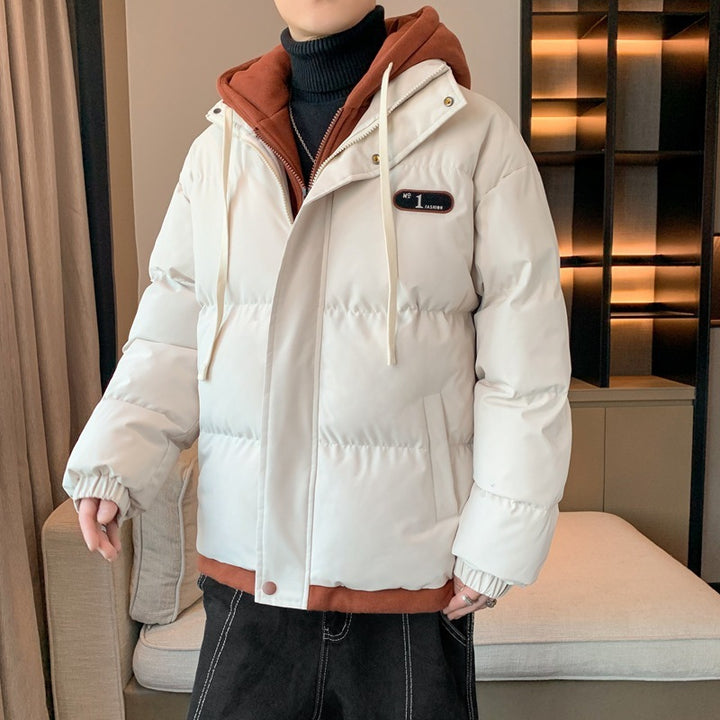 Warm padded jacket for women with removable hood and wind protection Lune London