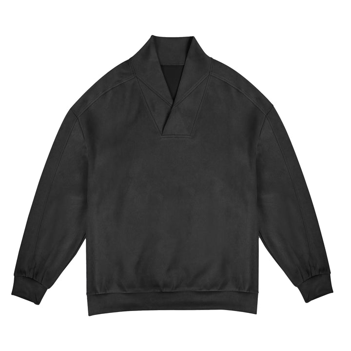Women's sweater with modern high collar and relaxed cut Lune London