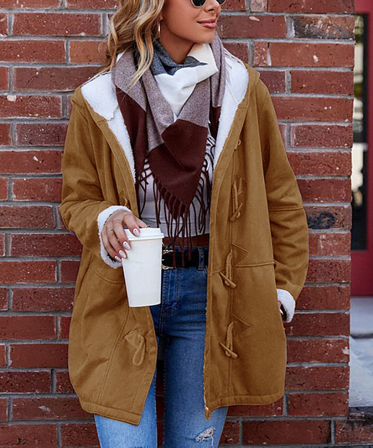 Veste extérieure confortable et stylée pour dames avec doublure en polaire et cordon de serrage réglable Chic & Stil