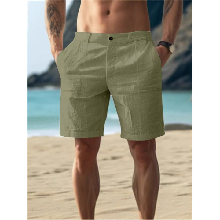 Men's swim shorts with quick-drying material and practical side pockets Lune London