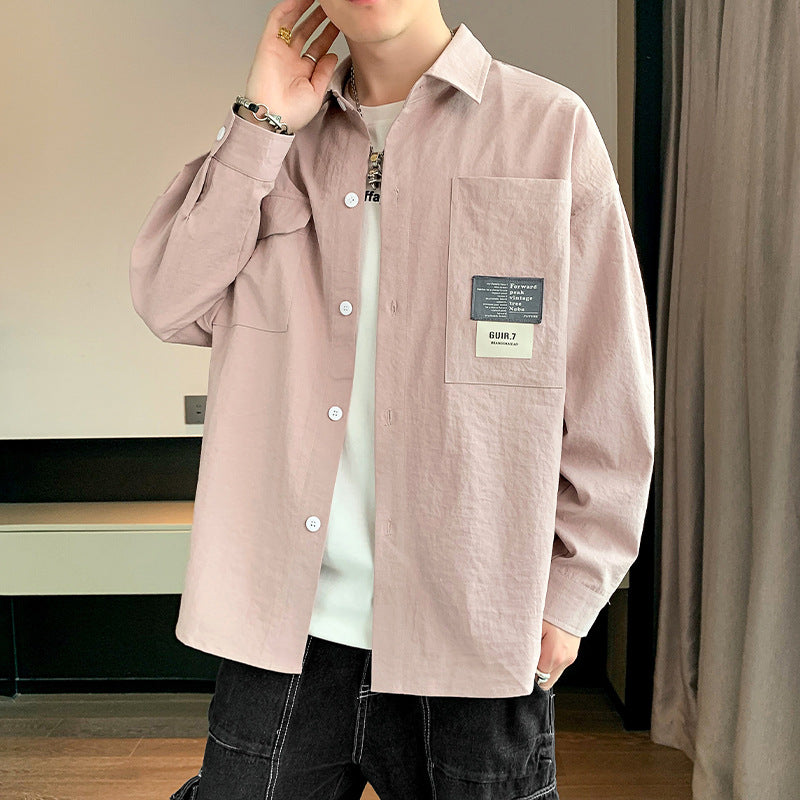 Casual utility shirt jacket for men with practical pockets and modern design Lune London