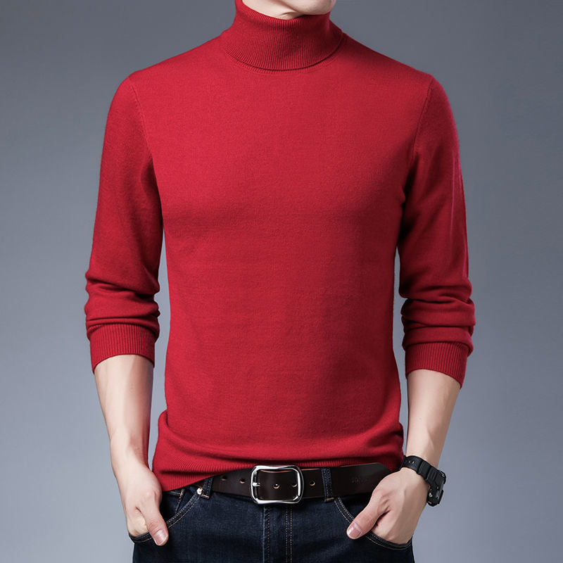 High-quality wool turtleneck sweater for men Lune London