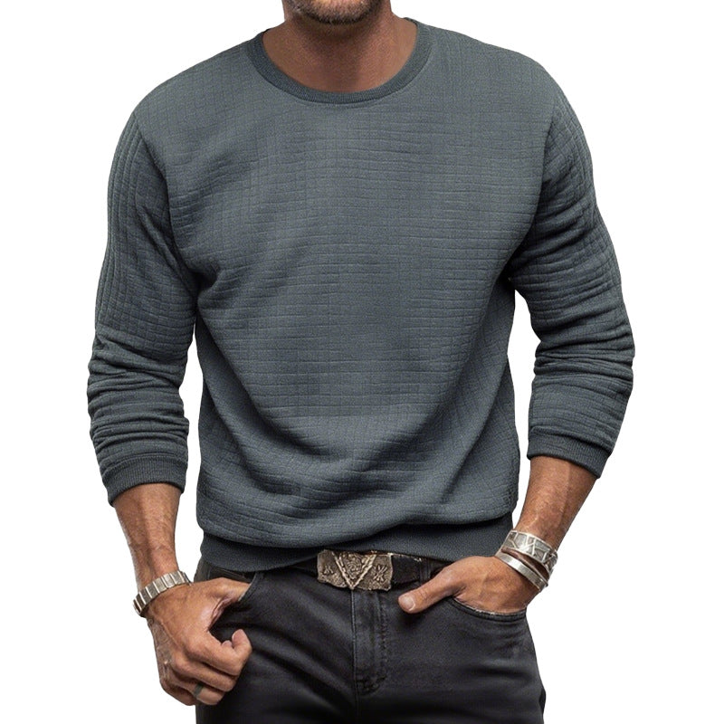 Men's sweatshirt with textured surface material Lune London