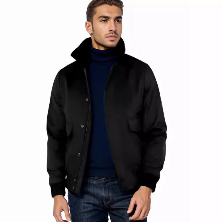 Modern casual jacket for men with high collar Lune London