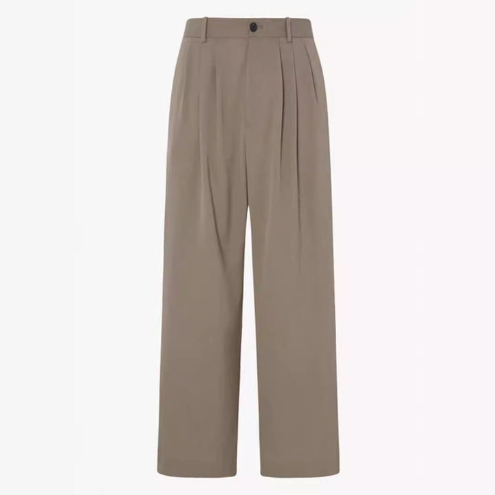 Pantalon élégant en tissu large pour femmes Chic & Stil