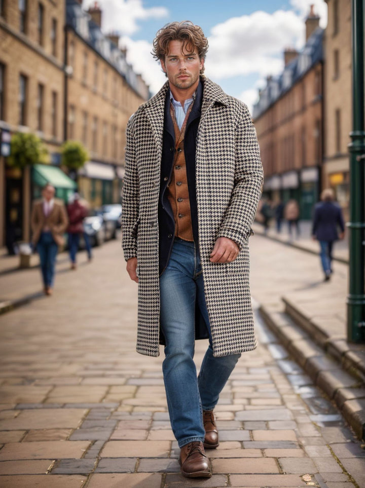 Classic wool coat for men Lune London