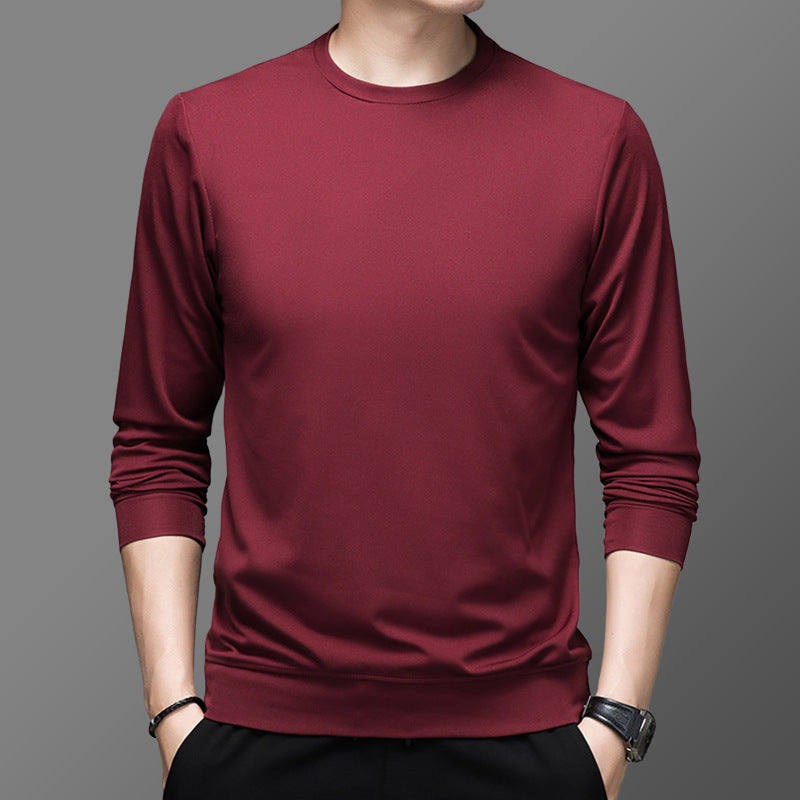 Round pullover for men in high-quality functional material Lune London