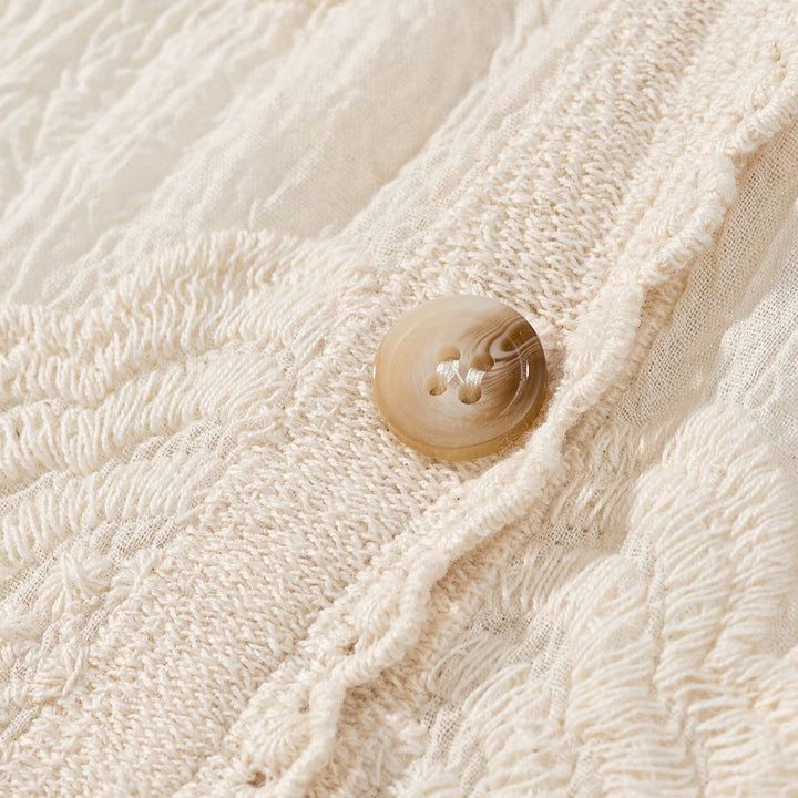 Blouse en dentelle pour femmes avec boutons élégants Chic & Stil
