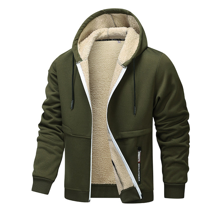 Warm fleece jacket for men with functional cut Lune London