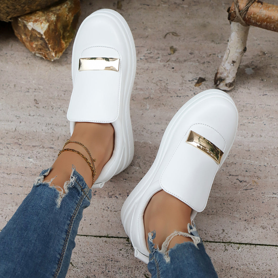 Ladies Slip-On Sneakers Stylish Lune London