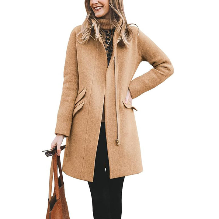 Lune London Women's Wool Asymmetrical Coat