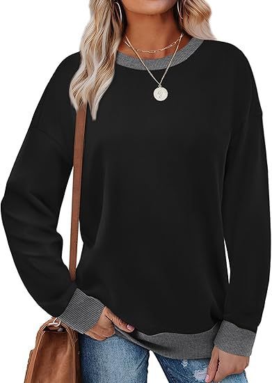 Women's comfortable sweatshirt with raglan sleeves and a decorative collar Lune London