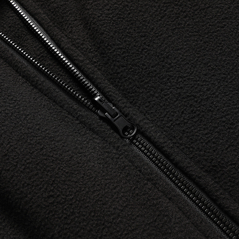 Fleece jacket for women with high collar Lune London