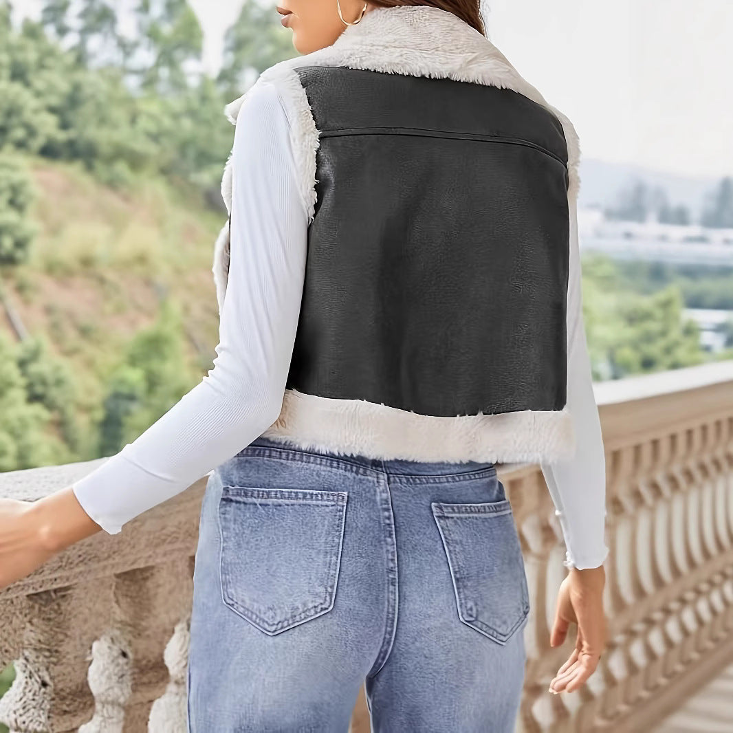 Ladies Fashion Vests with Soft Lining and Stylish Collar Lune London