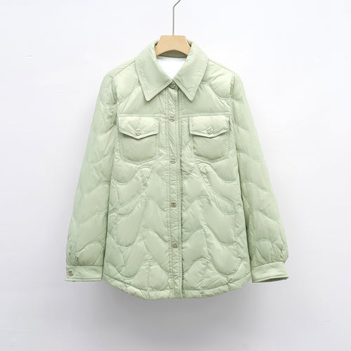 Ladies quilted outdoor jacket with pockets and comfortable fit Lune London