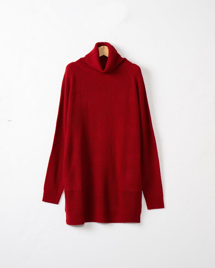Ladies Cozy Turtleneck Pullover in Soft Knit Lune London