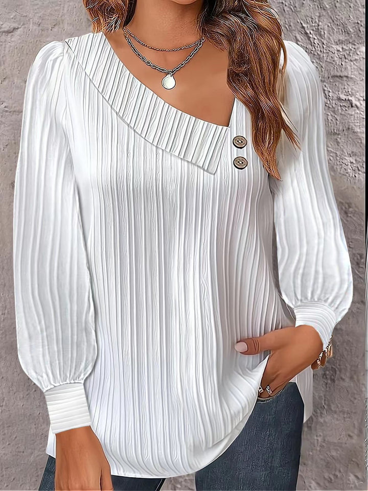 Long sleeve blouse for women with gathers Lune London