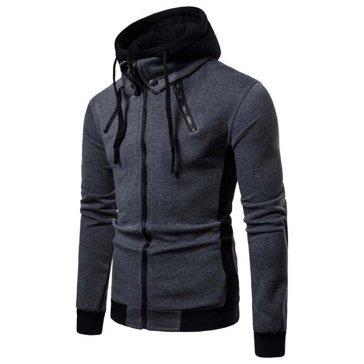 Hooded jacket for men with innovative design and practical zip Lune London