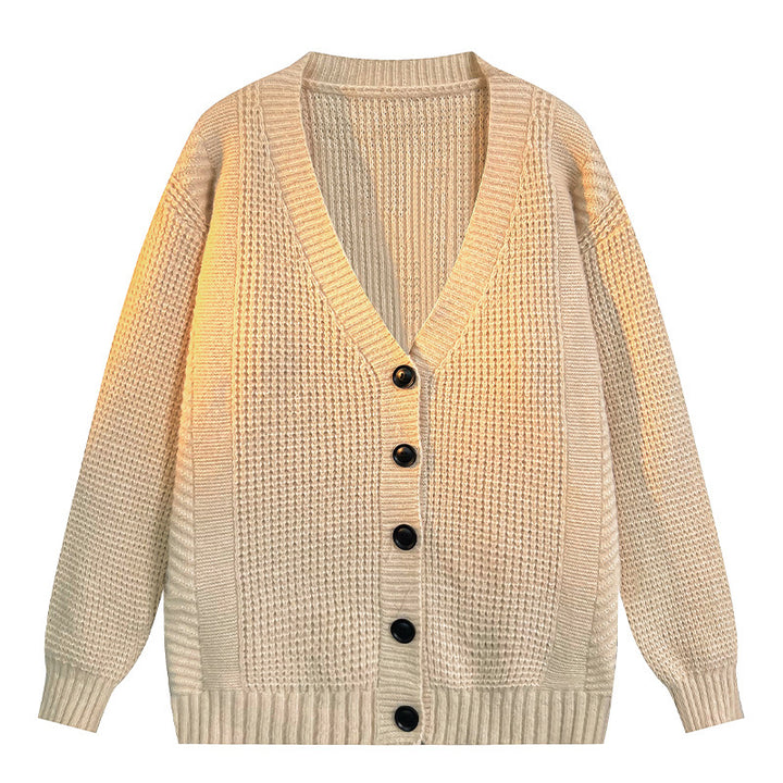 Dames Cardigan en Tricot Structuré à Col en V Lune London