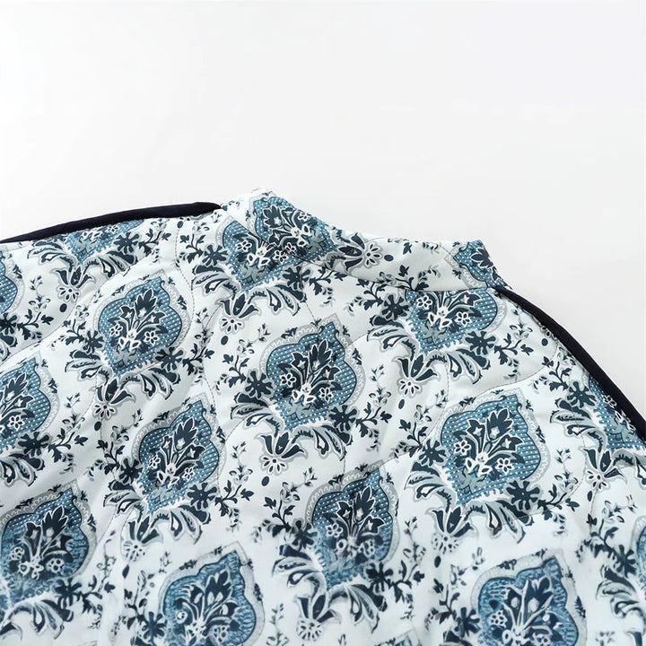 Elegant printed cotton jacket for women Lune London