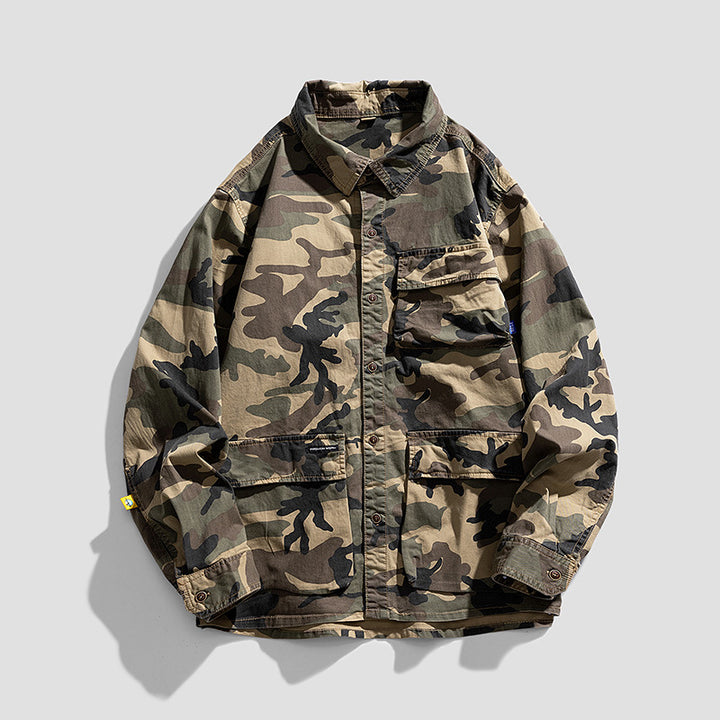 Men's camo utility jacket Lune London