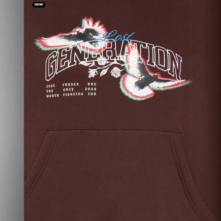 Hooded sweatshirt for women with modern graphic design Lune London