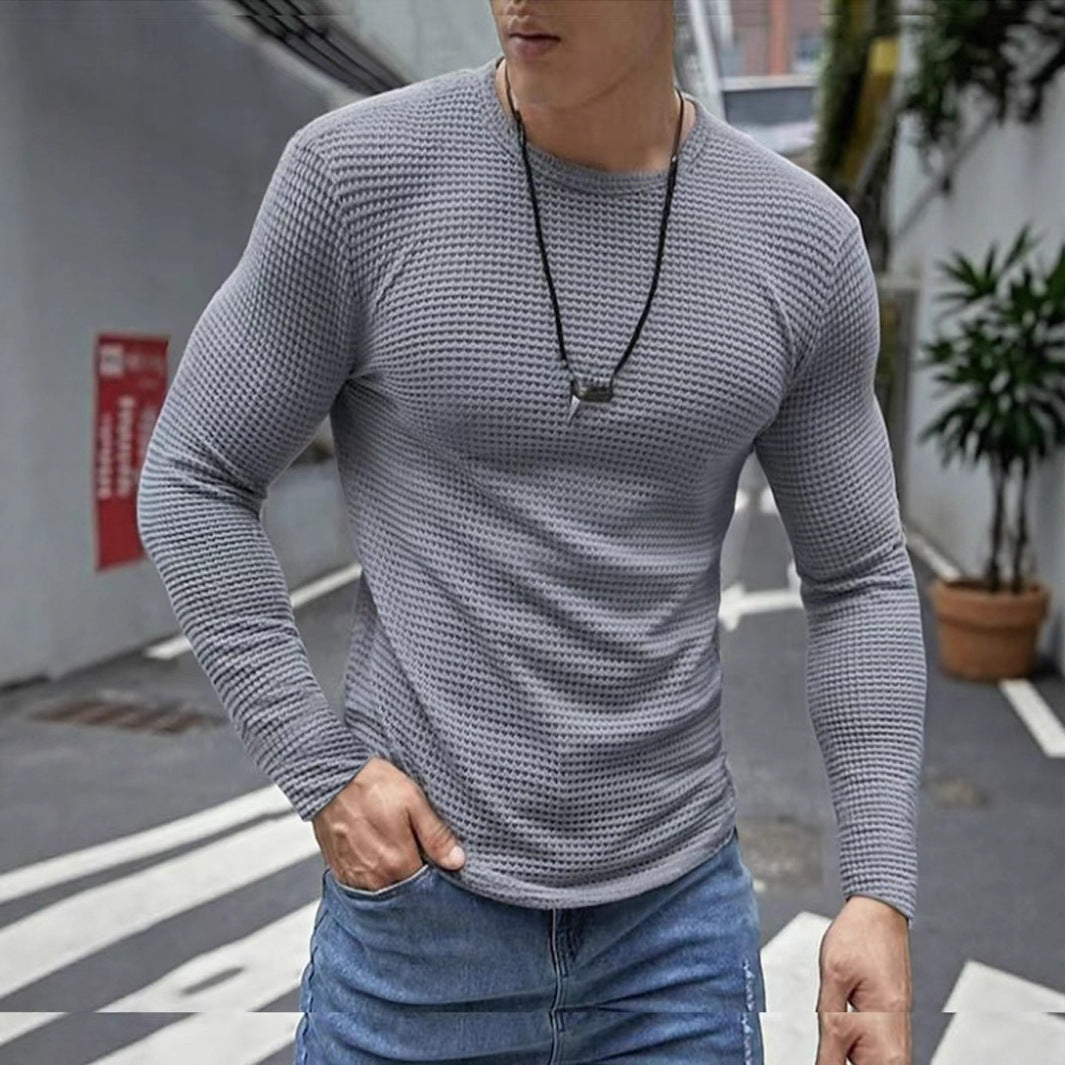 Men's structured fabric long sleeve t-shirt Lune London