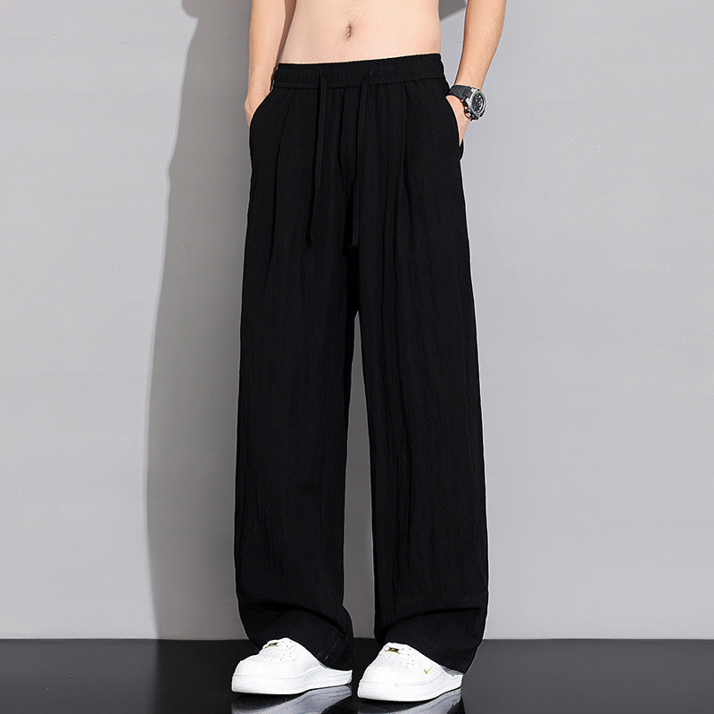 Pantalon en lin décontracté pour hommes Chic und Stil