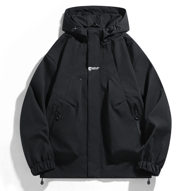Functional outdoor jacket for men with water and wind protection Lune London