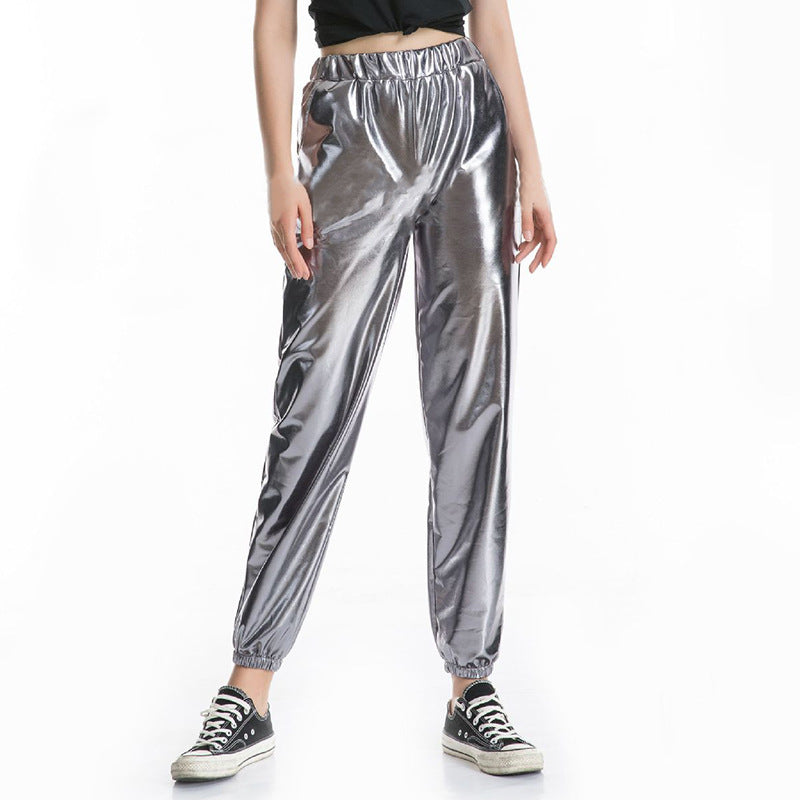 Women's Stylish and Shiny Leisure Pants Chic & Stil