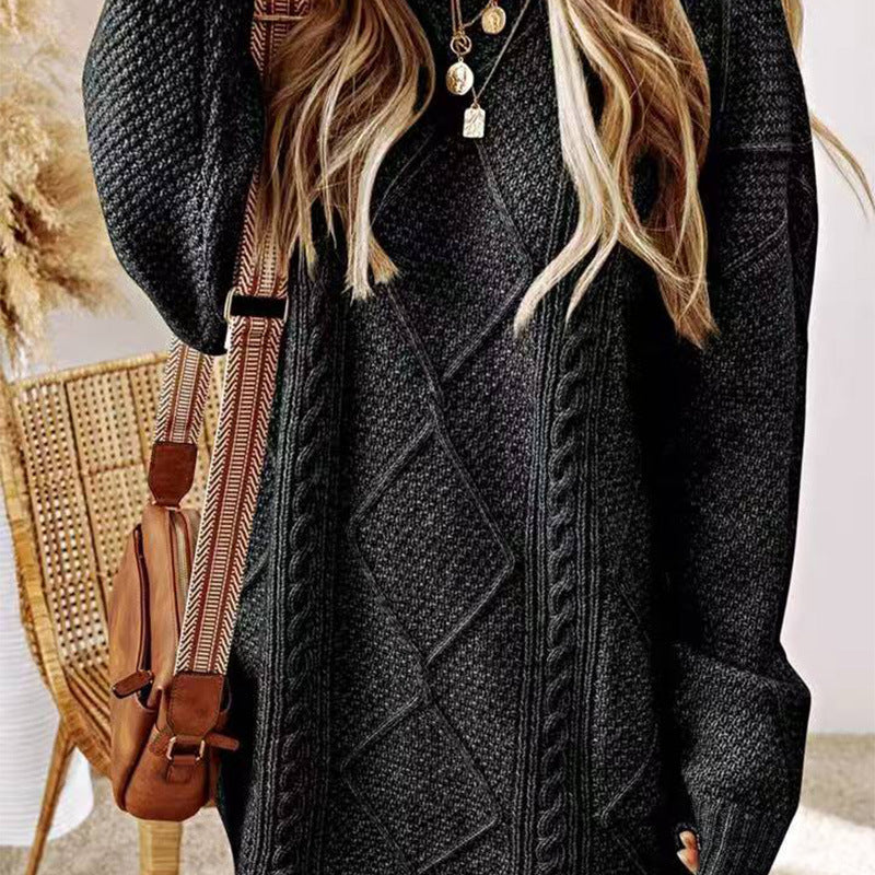 Woman Oversized Knit Sweater Lune London