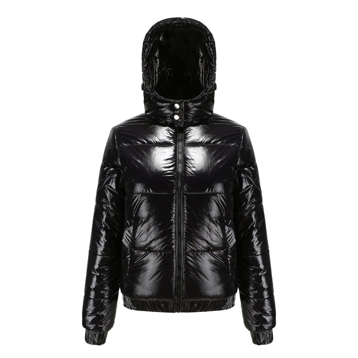 Ladies Shiny Winter Jacket Chic Und Stil