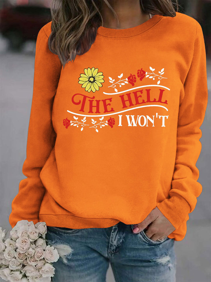 Sweatshirt pour femmes avec motif ludique et coupe confortable Chic & Stil