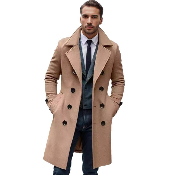 Men's Double-Breasted Wool Coat Lune London