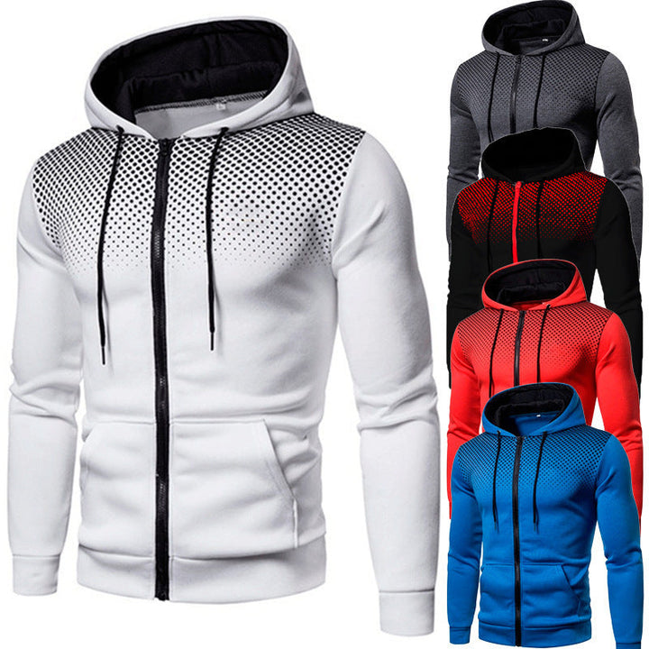 Men's Athletic Hoodie with Breathable Mesh Structure Lune London