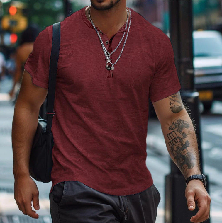Lune London men's casual fine knit polo shirt
