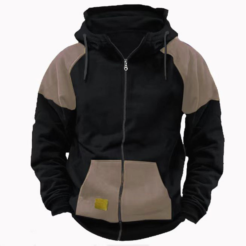Sporty hooded jacket for men with fashionable contrasting details Lune London