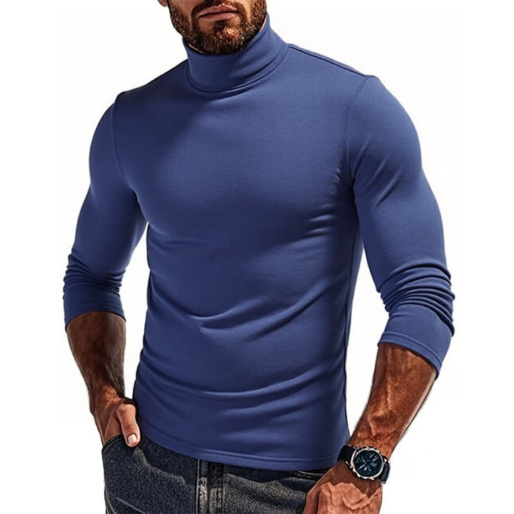 Men's Turtleneck Sweater In Modern Design Lune London