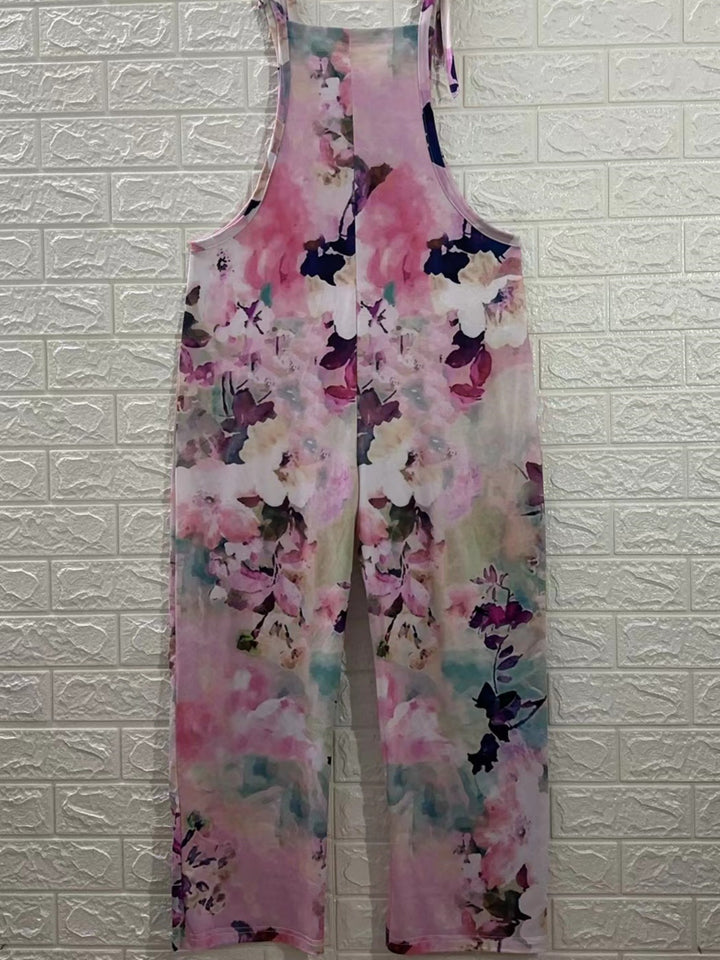 Ladies' artistic print jumpsuit Lune London