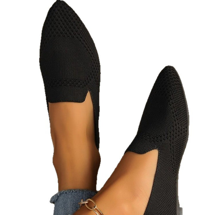 Seamless knitted lace boots Lune London